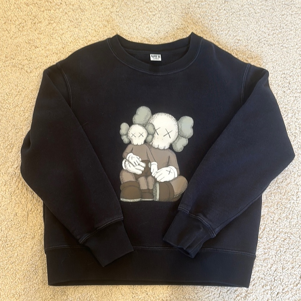 Kaws x Uniqlo Black Sweater